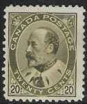 1903 Canada  SG.186  20c deep olive-green  U/M (MNH)