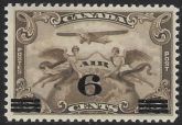 1932 Canada  SG.313  'Air' 6c on 5c olive brown.  u/m (MNH)