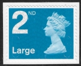 SG.2656  2nd Large 2B  blue self adhesive. (pricing in proportion) Walsall U/M (MNH)