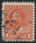 1923  Canada SG.255   $1 brown-orange.  fine used..