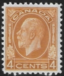 1932 Canada  SG.322 4c yellow brown. U/M (MNH)