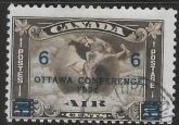 1932  Canada  SG.318  6c on 5c deep brown overprinted 'Ottawa Conference'  fine used