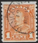 1930 Canada  SG.304  1c orange die I  imperf x perf 8½  fine used