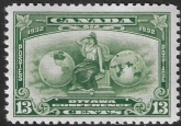 1932  Canada  SG.317 13c green ' Ottawa Conference'  U/M (MNH)