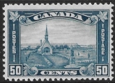 1930 Canada SG.302  50c blue.  mounted mint