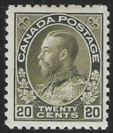 1912 Canada  SG.213  20c olive. mounted mint. ref C