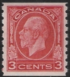 1933 Canada  SG.328  3c  scarlet die II imp. x perf 8½  U/M (MNH)