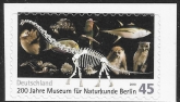2010  Germany. SG.3631 Nat. History Museum Berlin S/adh. ex booklet  U/M (MNH)
