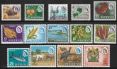 1966 Rhodesia  SG.374-87  set  14 values U/M (MNH)