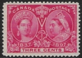 1897  Canada  SG.127  3c carmine  U/M (MNH)