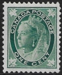 1897 Canada  SG.143 1c blue green  U/M (MNH)
