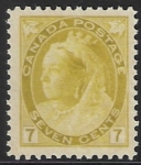 1902  Canada SG.160  7c greenish yellow  U/M (MNH)