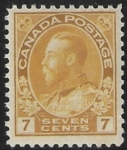 1915  Canada SG.208  7c olive yellow U/M (MNH)