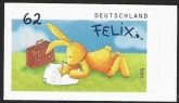 2015 Germany SG.3968  Felix The Rabbit.  S/Adhesive ex booklet U/M (MNH)