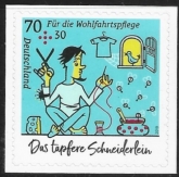 2019 Germany SG.4242 Brave Little Tailor. ex booklet. self adhesive.  U/M (MNH)