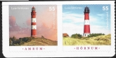 2008  Germany  SG.3551-2  Lighthouses. ex booklet U/M (MNH)