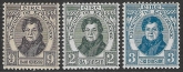 1929 Ireland  SG.89-91 Emancipation Centenary set 3 values U/M (MNH)