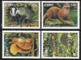 2002  Ireland  SG.1524-7 Irish Mammals.  set 4 values U/M (MNH)