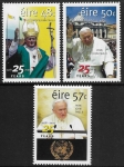 2003  Ireland  SG.1621-3  Pope John Paul II  set 3 values U/M (MNH)