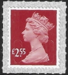 U2962 £2.55 deep rose red 'reprint'  'M20L'   SBP T3   Walsall  (MNH)