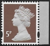 Y1670  5p  2B  dull red-brown  DY21 ISP Walsall U/M (MNH)