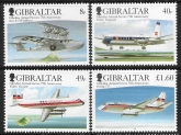 2006  Gibraltar  SG.1176-9  Airmail Service set 4 values U/M (MNH)