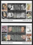 1995 Gibraltar  MS756  Centenary of Cinema mini sheets (2)  U/M (MNH)