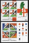2000 Gibraltar MS.911 European Football mini sheets (2) U/M (MNH)