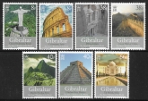 2008  Gibraltar SG.1279-81  The New 7 Wonder of The World set 7 values U/M (MNH)