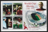 2002  Gibraltar  MS.1010 World Cup Football Championships. mini sheet  U/M (MNH)