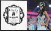 2010  Gibraltar  MS.1363  Miss Gibraltar 2009 is Miss World.  mini sheet. U/M (MNH)