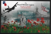 2011  Gibraltar  MS.1389  Royal British Legion   mini sheet. U/M (MNH)