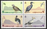 1991  Gibraltar  SG.655-8  Endangered Species. 'Birds' set 4 values  U/M (MNH)