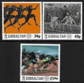 1996  Gibraltar  SG.776-8 Cent. Modern Olympic Games.  set 3 values  U/M (MNH)