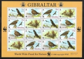 1996  Gibraltar  SG.784-7 Endangered Species 'Red Kite'  4 sets in sheetlet. U/M (MNH)