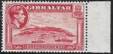 1938  Gibraltar  SG.123 1½ carmine  perf 14  U/M (MNH)