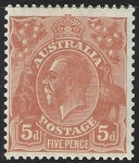 1930  Australia SG.103a  5d orange-brown  U/M (MNH)