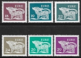 1981 Ireland SG.478-83   'No watermark' definitive set of 6 values U/M (MNH)
