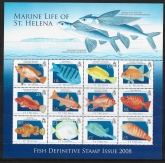 2008  St. Helena MS.1070  Fish. mini sheet. U/M (MNH)
