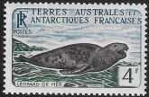 1960 French Antarctic  SG.7  4F  Leopard Seal.  U/M (MNH)