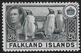 1938  Falkland Islands. SG.160  2/6d slate U/M (MNH)