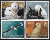 2021 Falkland Islands.  SG.1495-8  Black-Browed Albatross   set 4 values U/M (MNH)
