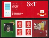 2013 PM37 6 x 1st Football Heroes Book 1. Bobby Moore & George Best (SG.3475 & 3456) + 4 Machin's (M13L).
