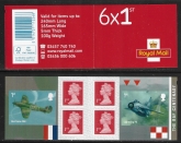 2018 PM59  6 x 1st. RAF Centenary(SG.4065 & 6) + 4 x Machin (M18L).