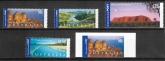 2001 Australia - SG.2121-2125  Views of Australia -International stamps. set 5 values. U/M(MNH)