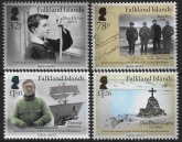 2022 Falkland Islands SG.1500-3  Centenary of Death of Sir Ernest Shackleton set 4 values U/M (MNH)