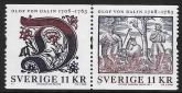2008 Sweden  SG.2545-6  300th Birth Anniv. Olaf von Dalin.  U/M (MNH)