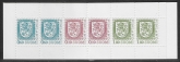 1989 Finland Stamp Booklet SB25Sa 'Lion' with booklet pane SG.1153a  U/M (MNH)