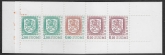 1990 Finland Stamp Booklet SB28S 'Lion'. with booklet pane SG.1153b U/M (MNH)