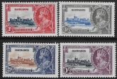 1935 Barbados  - SG.241-4  KGV Silver Jubilee set  mounted mint. Cat. value £30.00